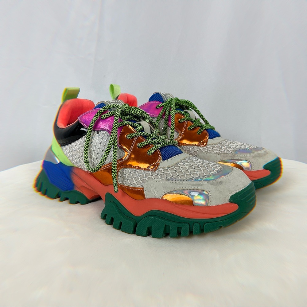 Modern Mash Up Color Frenzy Crystal Sneakers